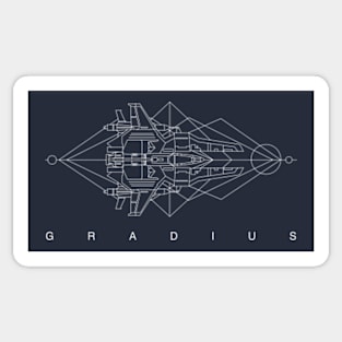 Gradius Geometric Sticker